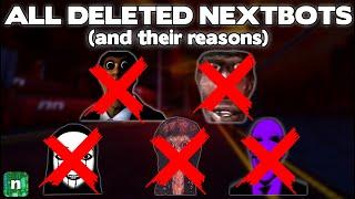 ALL DELETED NEXTBOTS IN NICO'S NEXTBOTS (And Their Reasons) - [ROBLOX]