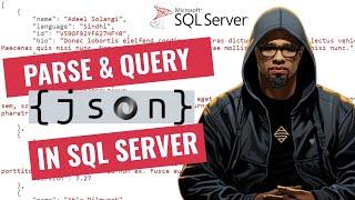 Parse and Query JSON Data with SQL