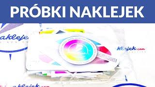 Próbki naklejek - sample #drukarnia #druknaklejek #naklejki www.druknaklejek.com