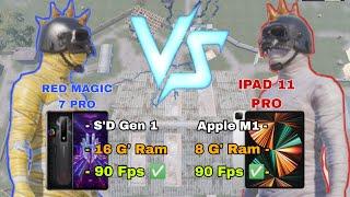 Tdm Test Red Magic 7 PRO vs Ipad 11 PRO  PUBG MOBILE|لعبة ببجي موبايل|BGMI| 5 Fingers+ GYRO