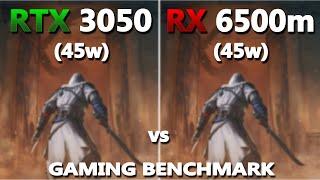 RTX 3050(45w) vs RX 6500m(45w) Gaming Benchmark Test in 2023 | MSI Bravo 15 vs Asus Vivobook 15 |
