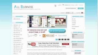 Easy Help Zen Cart Virtual Tour: All Business Free Template