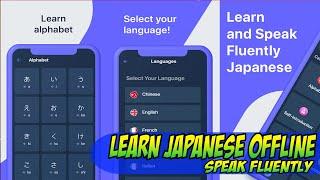 How To Use Learn Japanese Offline - Speak Fluently Android APPS