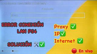 Error Conexión Cable LAN PLaystation 4 (Solución )