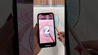 TikTok Drawing Transition Tutorial  #shorts