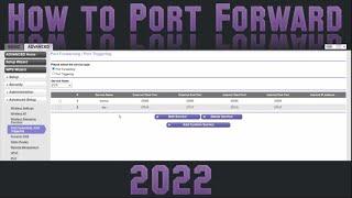 How to Port Forward a Minecraft/Unturned Server in 2022