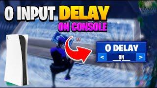 How to Remove INPUT DELAY on Console! (PS4/PS5 & Xbox Series X/S) | Fortnite Chapter 5!