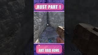 CAN A BEGINNER BUILD ANTI RAIDE HOME, BUNKER IN RUST? #rust #raid #survival #rustgame #pvp #bluprint