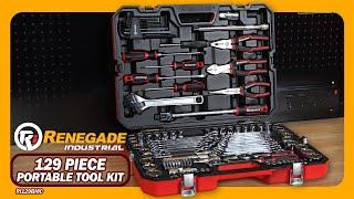 Renegade Industrial 129 Piece Portable Tool Kit - RI129BMC