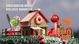 USD Asset Workflow in Solaris | Gingerbread House