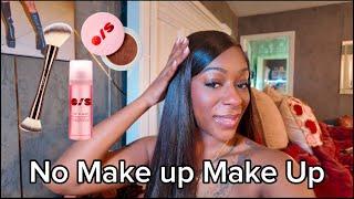 My Darkskin Girl Friendly No Makeup Makeup Look | Natural Tutorial