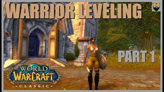 World of Warcraft CLASSIC ERA - Warrior Part 1 - Trying NOT TO DIE - The Most Vanilla Stream Ever