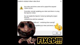 How to fix the Vulkan video driver for Buckshot Roulette *WORKING* 2024