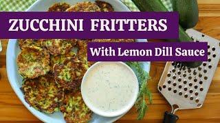 Just 5 Ingredients! Easy Zucchini Fritters | Healthy and delicious! 