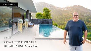 Completed by SKHAI - 3 Bed Majestic Sea View Villa, Koh Samui