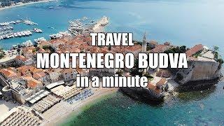 Travel Montenegro Budva in a Minute (DJI Mavic Air) 4K