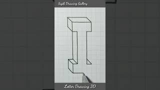 Letter Drawing Tutorial, I art easy