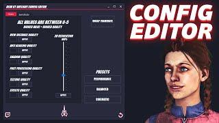 DBD Config Editor - IMPROVE YOUR FRAMERATE!