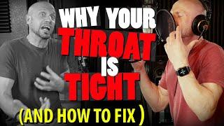 Why Your THROAT is TIGHT When Singing (And How to Fix) A Simple Exercise