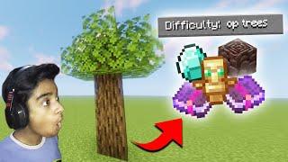 Minecraft, But Trees Drop OP Items