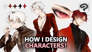 Draw an OC With Me!  My Character Design Process [Clip Studio Speedpaint]