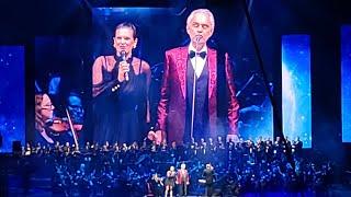 Andrea Bocelli and beautiful wife Veronica with an amazing performance of un amore cosi grande