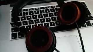 Plugging in Grado RS1 for the first time