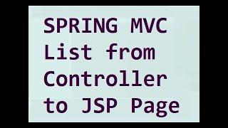 Spring MVC E-Commerce Application populate list to View using JSTL