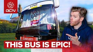 UAE Team Emirates Bus Tour - Inside The Giro D'Italia