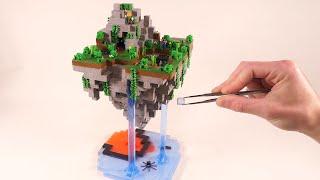 I made a miniature floating Minecraft Island