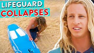 Lifeguard On The Verge Of Collapsing After Rescue | 10 Minute Episode