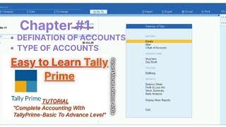 #1 Complete Accounting with Tally Prime-Basic to Advance level-Tutorial Basic Accounting