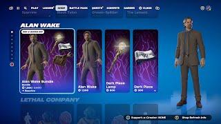 FORTNITE BUYING ALAN WAKE BUNDLE