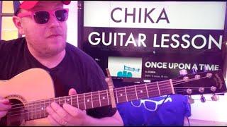 How To Play CINDERELLA PT. 2 Guitar CHIKA // easy guitar tutorial beginner lesson easy chords