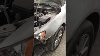 Nissan lancer accident zaki technician expert uae road accident car repair do subscribe my YouTube