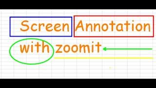 Screen Annotation with Zoomit Verson 8 2024