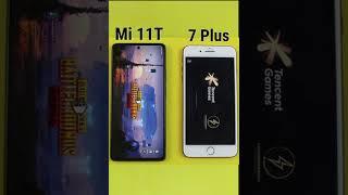 Mi 11T vs iPhone 7 Plus PUBG TEST | 90 FPS VS 40 FPS PUBG Mobile Test | Random Videos on Internet