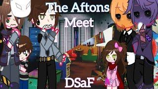 The Afton Family meet DSaF || FNAF X DSaF || not original Gacha Club #fnaf #dsaf