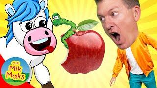 Om-Nom-Nom Fruit Song & More | Kids Songs | The Mik Maks