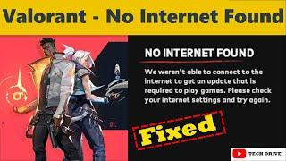 Valorant - Fix No Internet Found - We weren't able to connect to the internet to get an update -2022