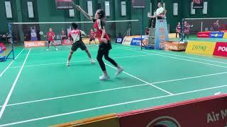 Home turnamen PB Djarum 2025. Kesy/Inara (Champion klaten) vs Hayu/Aqila (Kartika purwokerto)