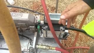 Fiber optic cable blowing