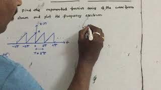 Signals & Systems - Exponential Fourier series - working example - 2