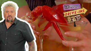 Guy Fieri Tries a... Lobster MARTINI?!  | Diners, Drive-Ins and Dives | Food Network