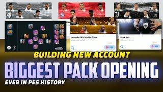 Pes 2021 Biggest Pack opening ever | 5 Legends,5 Black ball,Club selection 