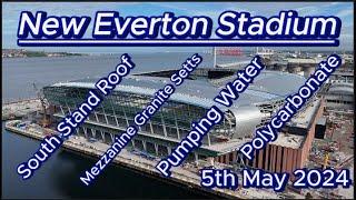 New Everton Stadium - 5th May - Bramley Moore Dock - Latest Progress update #drone #efc