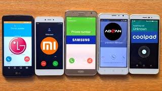 5 Android Phone Brand incoming call & outgoing call with original ringtones