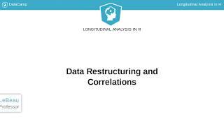 R Tutorial: Data Restructuring and Correlations