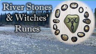 River Stones & Witch's Runes, River & Stone Magic, Pagan Crafting