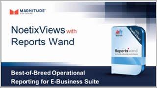 NoetixViews and Reports Wand